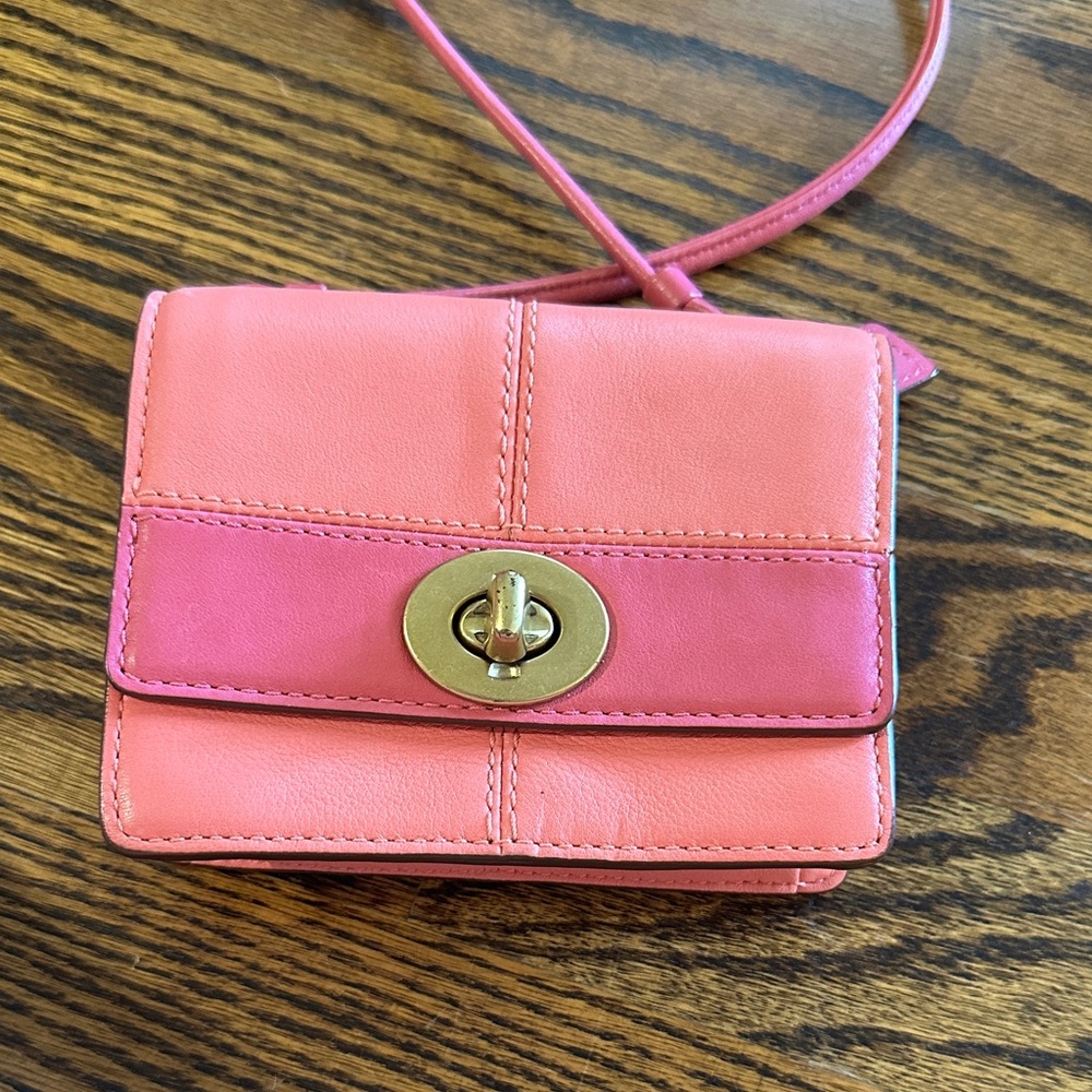Coach Legacy Turnlock Mini Leather Bag